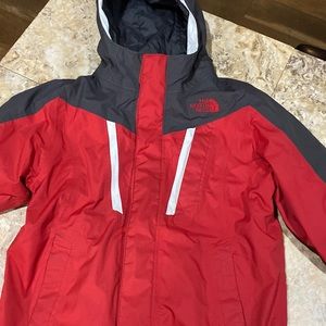 The north face double jacket size 6. (64/9)